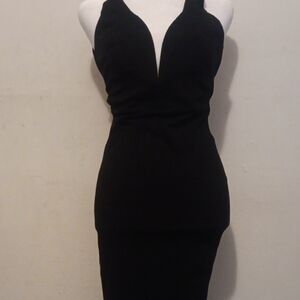 Lillie Rubin Black Backless Dress